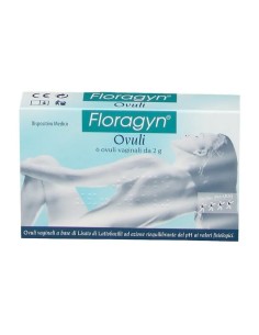 Floragyn Ovuli Vaginali Riequilibrante 6 Pezzi